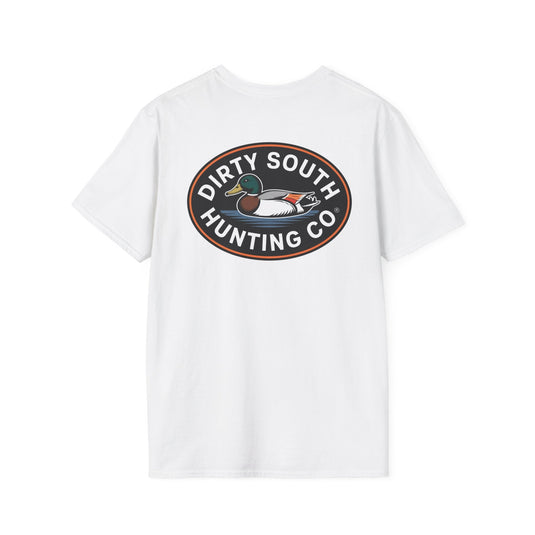Dirty South Hunting Co. Mallard Logo T-Shirt – Southern Hunting Lifestyle Tee – Waterfowl Hunting Apparel