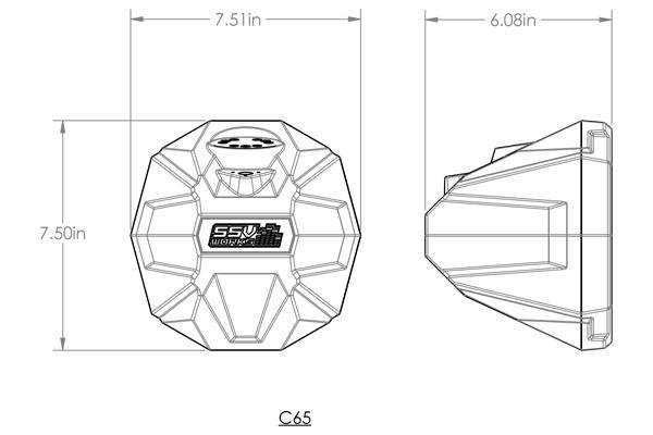 Load image into Gallery viewer, 2016-2022 CanAm Defender Cage-Mount 6.5in Speaker Pods
