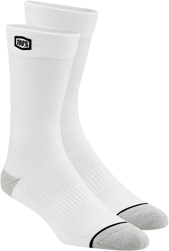 100% Solid Socks - White - Large/XL 20050-00009