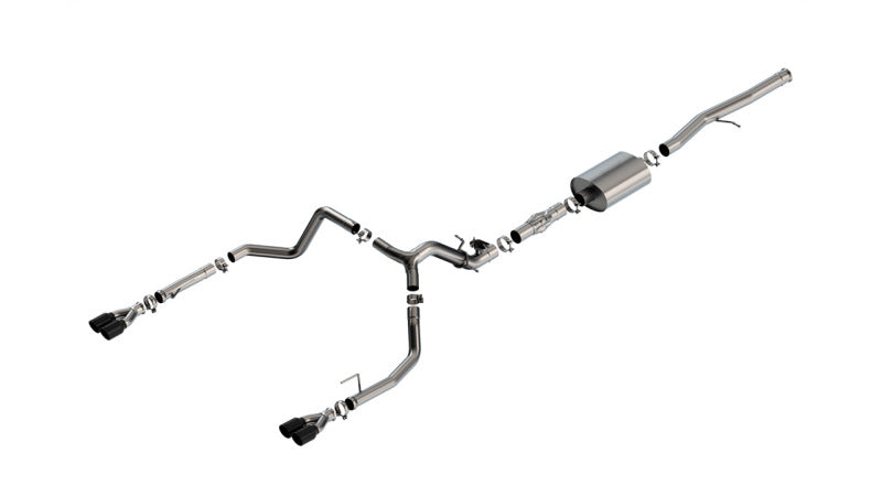 Load image into Gallery viewer, Borla 2024 Chevy Silverado 1500 6.2L V8 ATAK Catback Exhaust w/ Simulator - Black Chrome
