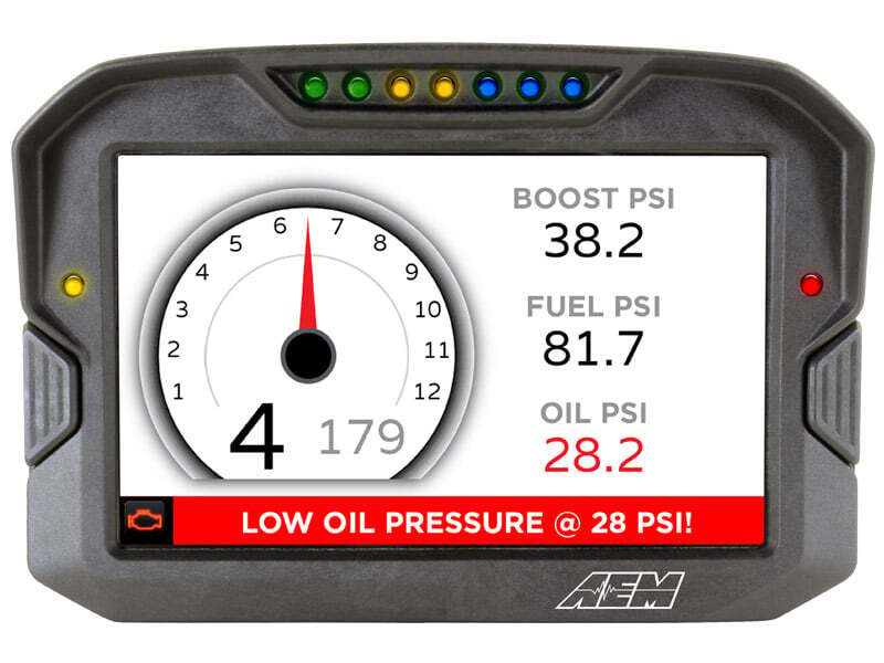 Load image into Gallery viewer, AEM CD-7 Non Logging Race Dash Carbon Fiber Digital Display (CAN Input Only) 30-5700
