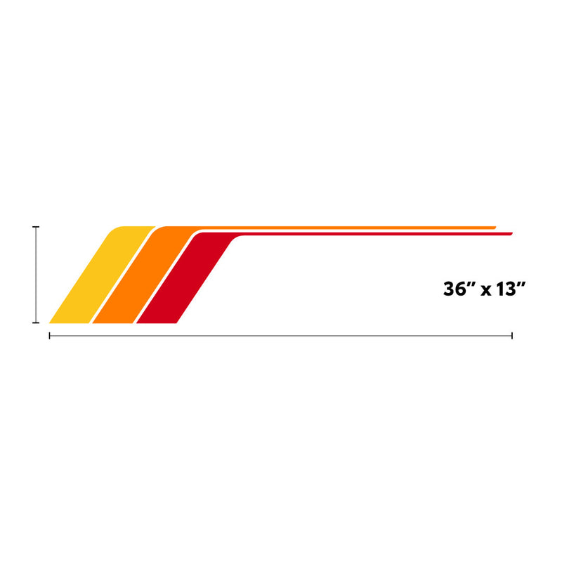 Load image into Gallery viewer, Universal Retro Side Stripes
