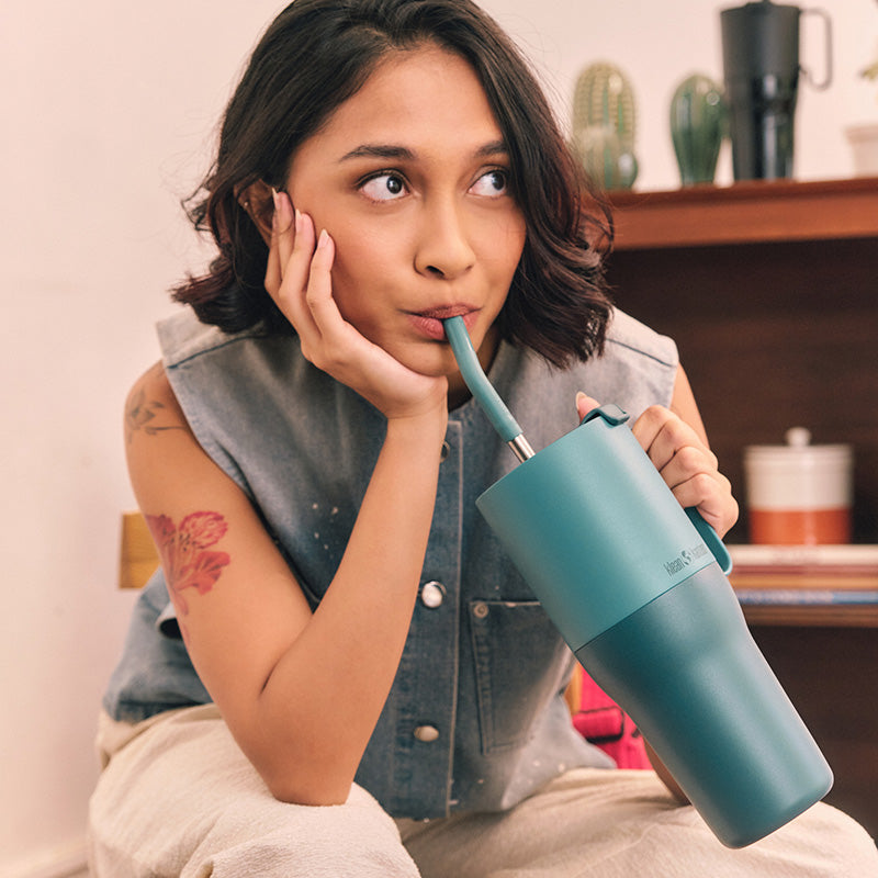 Load image into Gallery viewer, 36oz Rise Tumbler with Straw Lid
