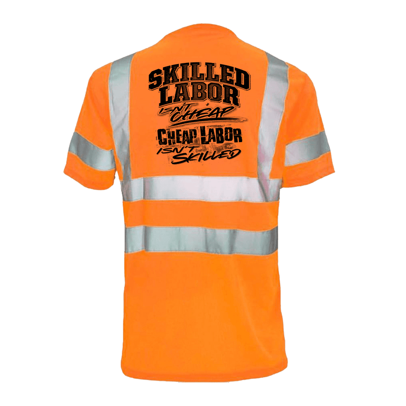 Load image into Gallery viewer, Skilled Labor - Reflective Safety T-Shirt
