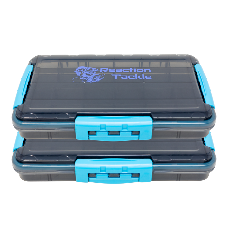 Load image into Gallery viewer, Reaction Tackle Premium Tackle Tray- High Performance and Water Resistant with 3 Resilient Clips
