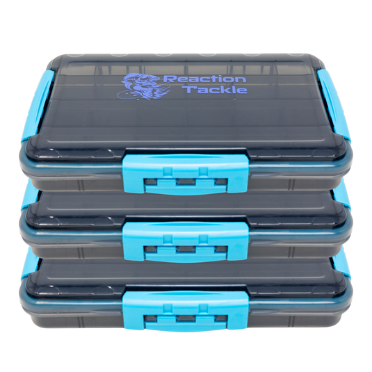 Reaction Tackle Premium Tackle Tray- High Performance and Water Resistant with 3 Resilient Clips