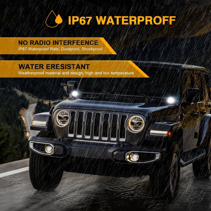 Load image into Gallery viewer, T4 Series | 4 Inch 90W Triangle Spot White LED Pods Lights
