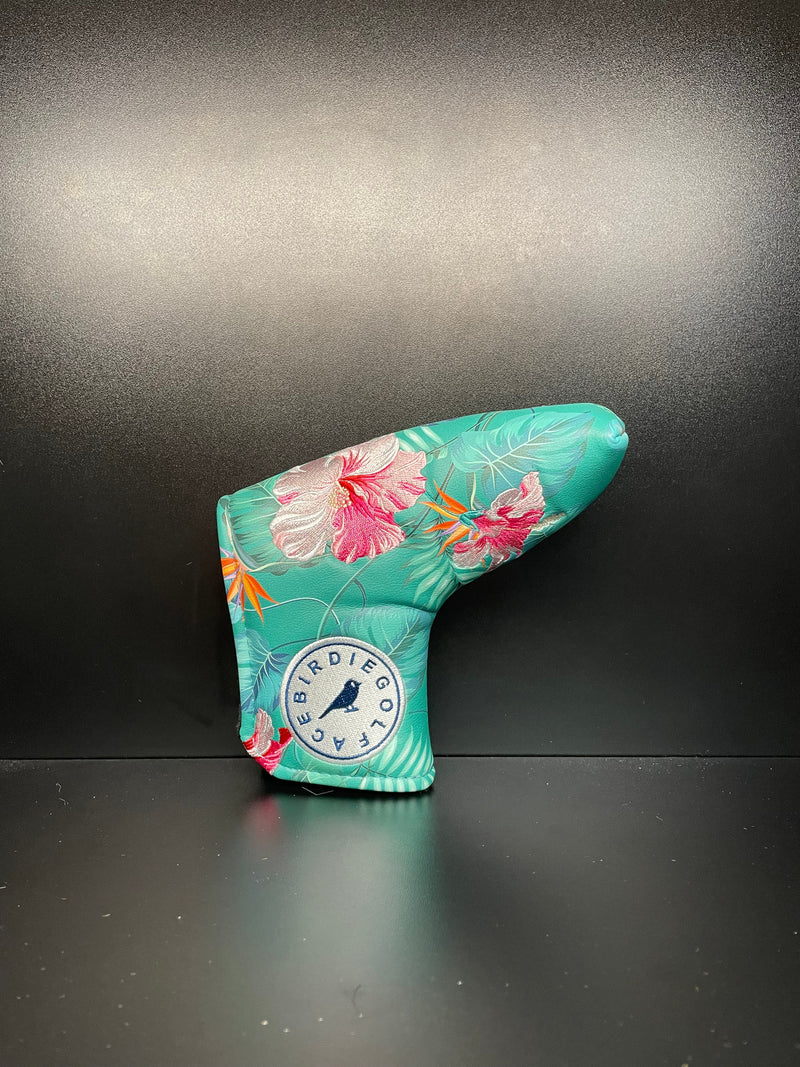 Load image into Gallery viewer, Hibiscus Bird of Paradise Headcover
