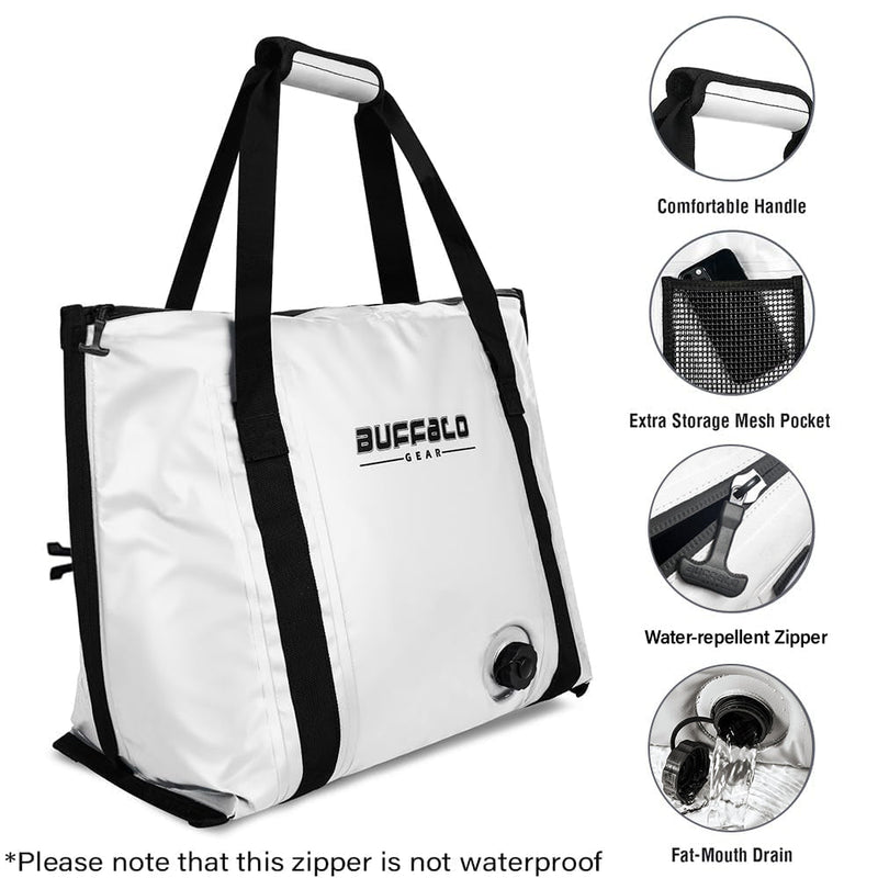 Load image into Gallery viewer, 37QT Fish Cooler Bag With Flat Bottom
