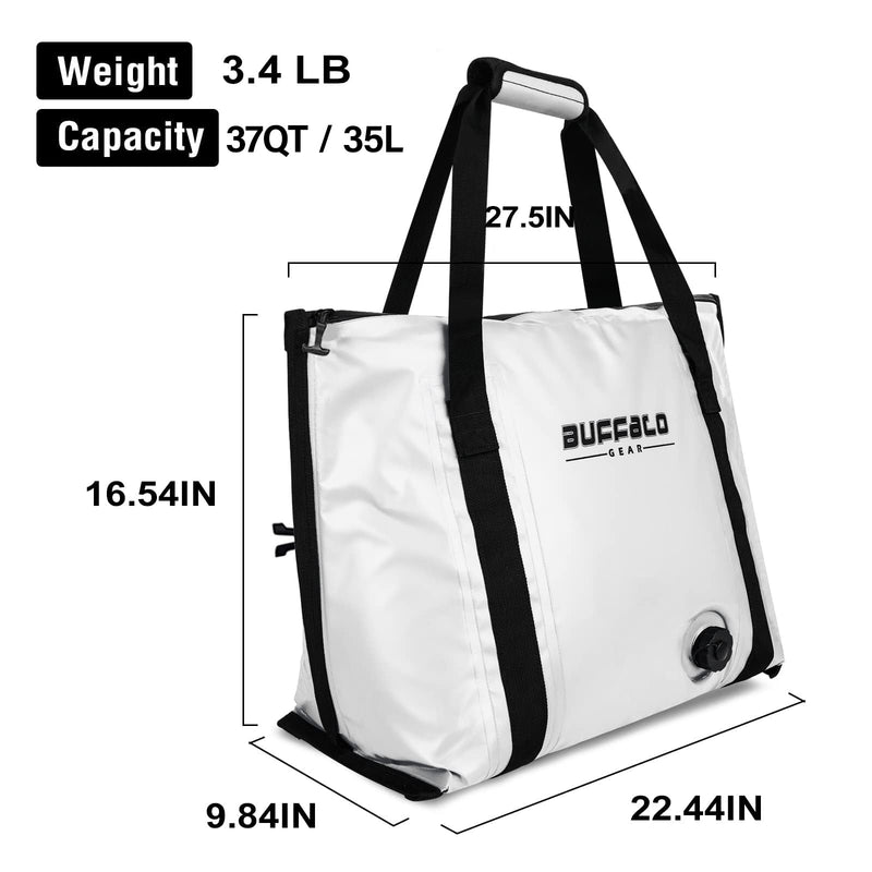 Load image into Gallery viewer, 37QT Fish Cooler Bag With Flat Bottom
