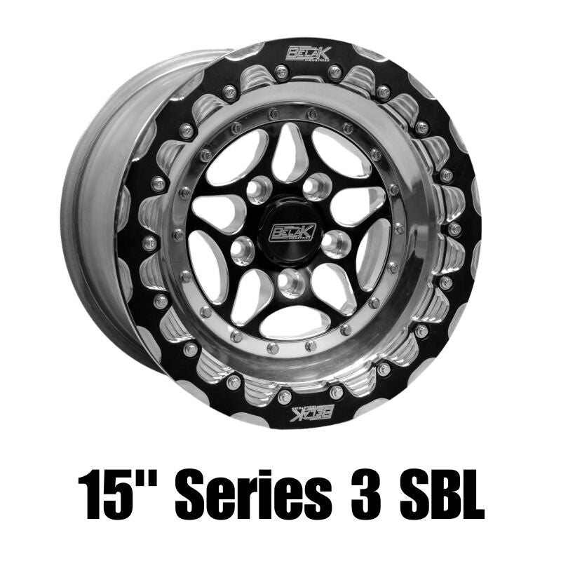 Load image into Gallery viewer, Belak 15x11 GTR Rear Wheel (OEM Small Brake Kit Req) / 5x114.3 BP / Series 4 Wheel- Single Beadlock
