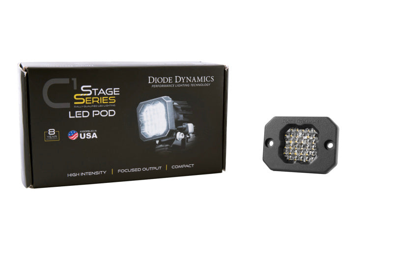 Load image into Gallery viewer, Diode Dynamics Stage Series C1 LED Pod Pro - White Flood Flush ABL Each
