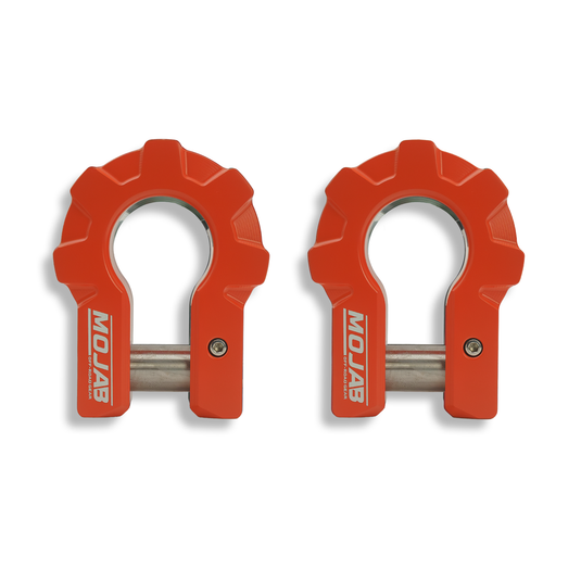 3/4'' Extreme duty Aluminum D-Shackle set (9T)-Ceramic coated (LIFETIME WARRANTY*)
