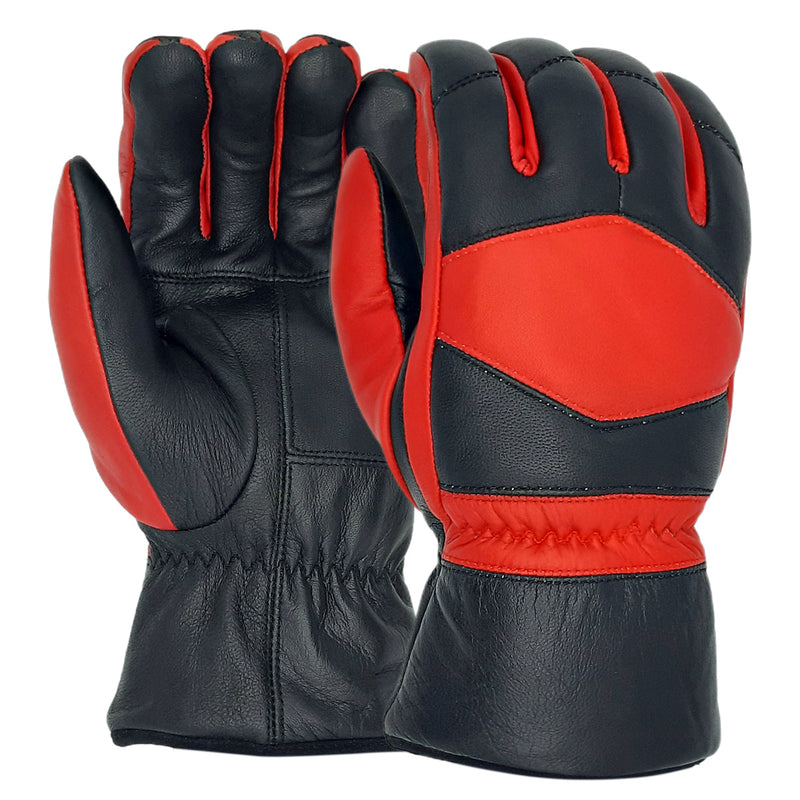 Load image into Gallery viewer, Mens Warm Winter Cold Weather Glove Leather Motorcycle Gloves Thermal Linning
