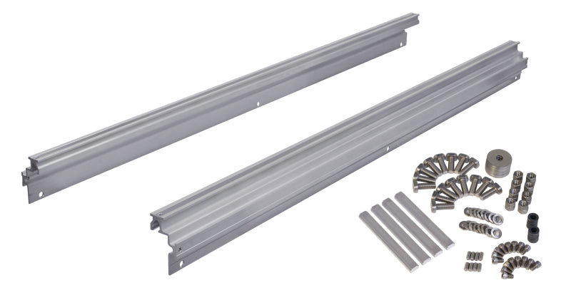 Load image into Gallery viewer, Thule Extension Tracks for TracRac Sliding Utility Rack (4ft. / 2 Pack) - Silver
