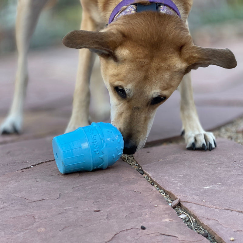 Load image into Gallery viewer, Ice Cream Cone Rubber Dog Chew Toy for Power Chewers | USA Made | SodaPup
