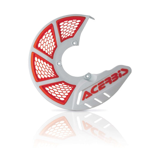 Acerbis X-Brake Vented Disc Cover - White/ 16 Orange 2449495412