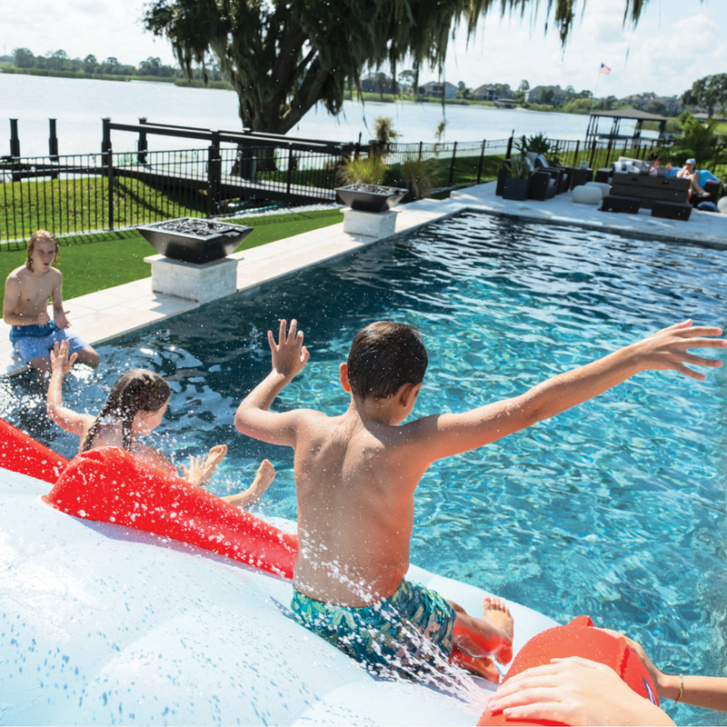 Load image into Gallery viewer, WOW Sports Big Kahuna Two-Lane Slide for In-Ground Pools

