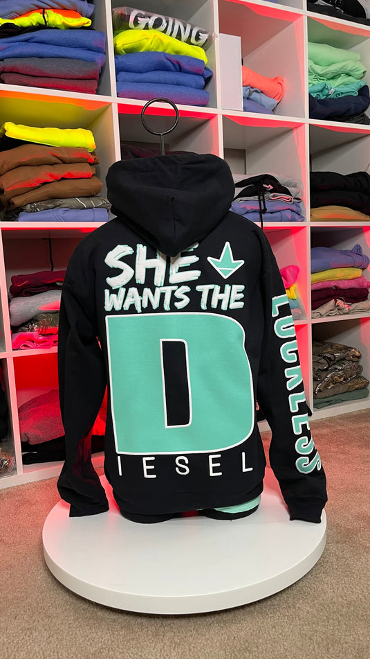She Wants the Diesel Hoodie