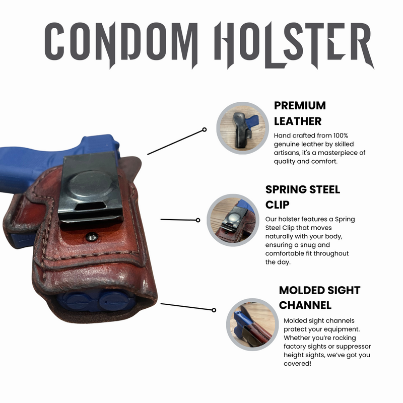 Load image into Gallery viewer, LEATHER CONDOM HOLSTER
