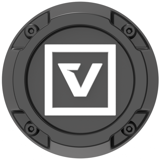 VCAP1 TALL CAP WHITE LOGO 35MM SATIN BLACK