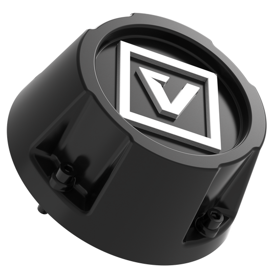 VCAP1 TALL CAP WHITE LOGO 35MM SATIN BLACK