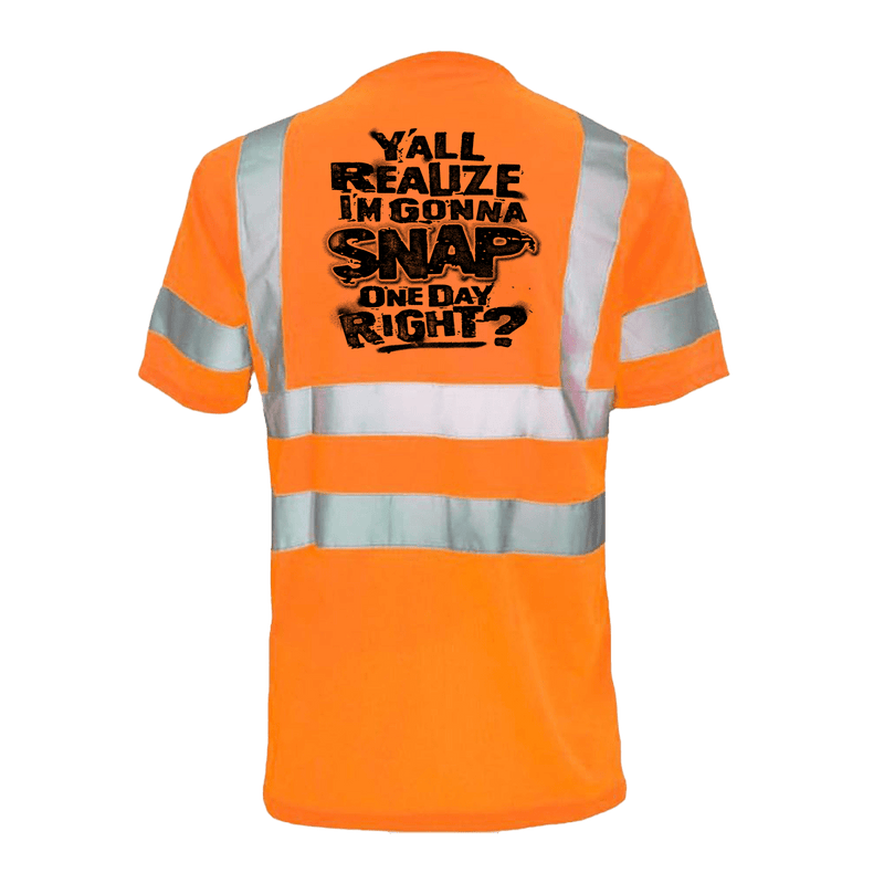 Load image into Gallery viewer, Snap - Reflective Safety T-Shirt
