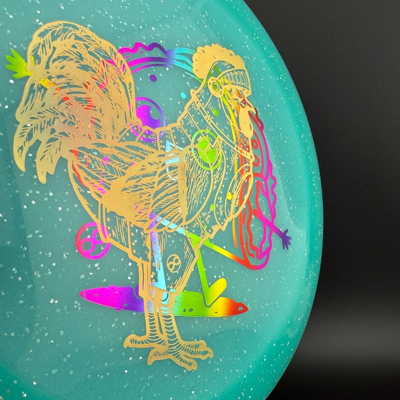 Load image into Gallery viewer, Metal Flake Glow C-Blend Aztec - X-Out Taco Rooster
