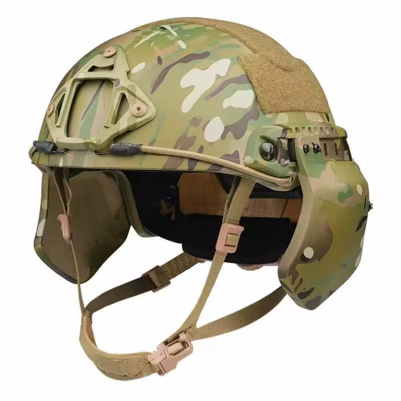 Load image into Gallery viewer, “Ear Armor” Attachable Side Helmet Protection for High Cut Helmet: Tested to LEVEL IIIA
