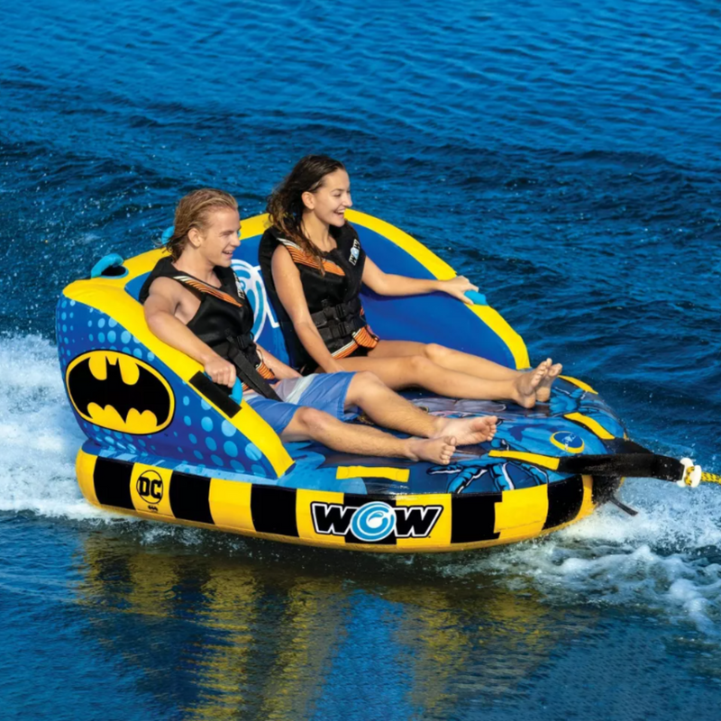 Load image into Gallery viewer, WOW Sports DC Comics Batman 2-Person Bubba Soft Top Towable

