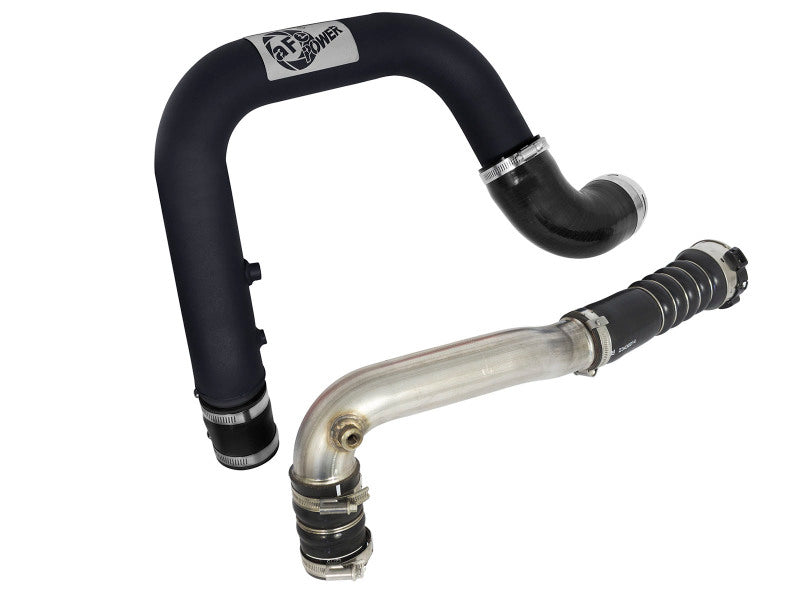 Load image into Gallery viewer, aFe BladeRunner 2.5in Black IC Tube Hot Side w/ Coupling &amp; Clamp Kit 2016 GM Colorado/Canyon 2.8L
