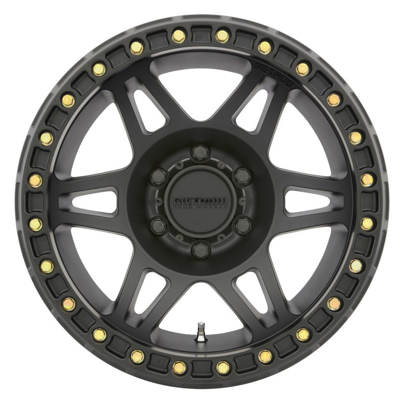 Load image into Gallery viewer, Method MR106 Beadlock 17x9 -44mm Offset 5x5 71.5mm CB Matte Black w/BH-H24125 Wheel
