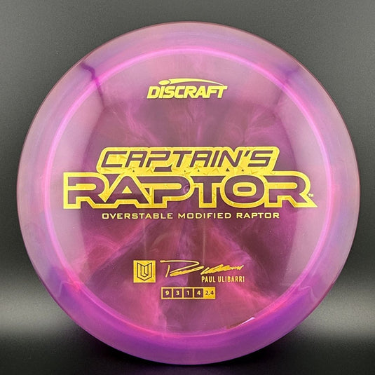 Special Z Blend Captain's Raptor - Paul Ulibarri 2025 Signature Series