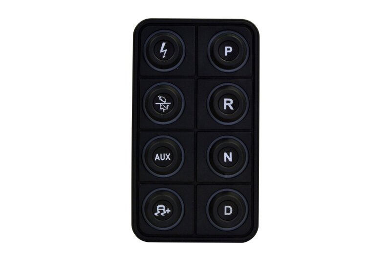 Load image into Gallery viewer, AEM EV 8 Button Keypad CAN Based Programmable Backlighting 30-8400
