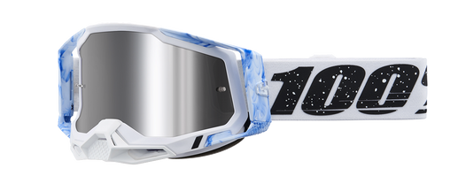 100% Racecraft 2 Goggles - Mixos - Silver Flash Mirror 50010-00020
