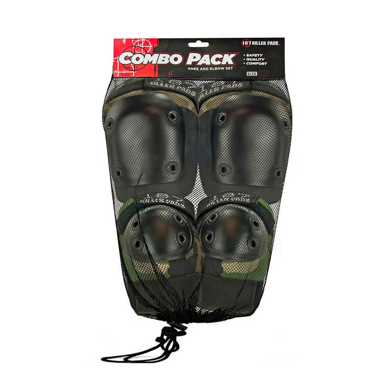 Load image into Gallery viewer, 187 Combo Pack Knee/Elbow Pad Set - Camo
