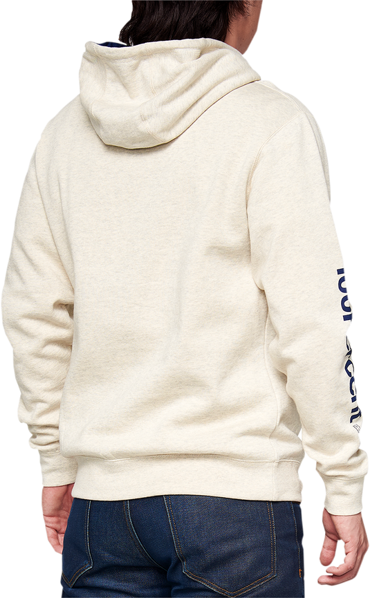 100% BB33 Pullover Welt Pocket Hoodie - Oatmeal - Small BB-36045-484-10