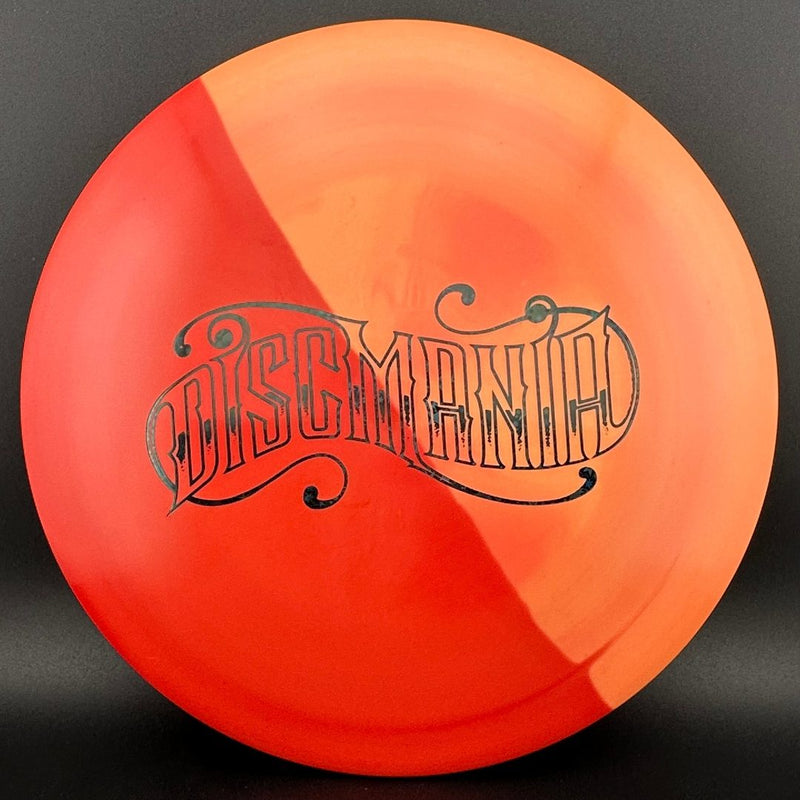 Load image into Gallery viewer, Swirly S-line FD - Red Split Dye - Discmania Tattoo stamp
