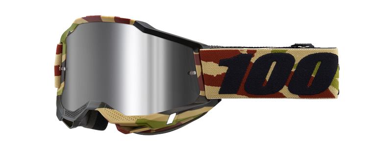 Load image into Gallery viewer, 100% Accuri 2 Goggles - Mission - Silver Flash Mirror 50014-00021
