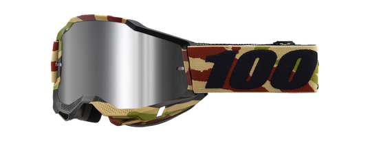 100% Accuri 2 Goggles - Mission - Silver Flash Mirror 50014-00021