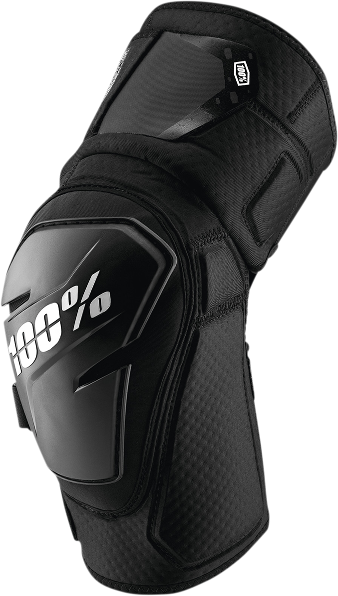 Load image into Gallery viewer, 100% Fortis Knee Guards - Black - L/XL 70007-00002
