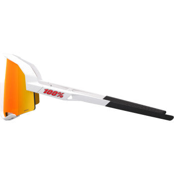 Load image into Gallery viewer, 100%  Slendale Sunglasses - Matte White - HiPER Red Multimirror 60057-00004
