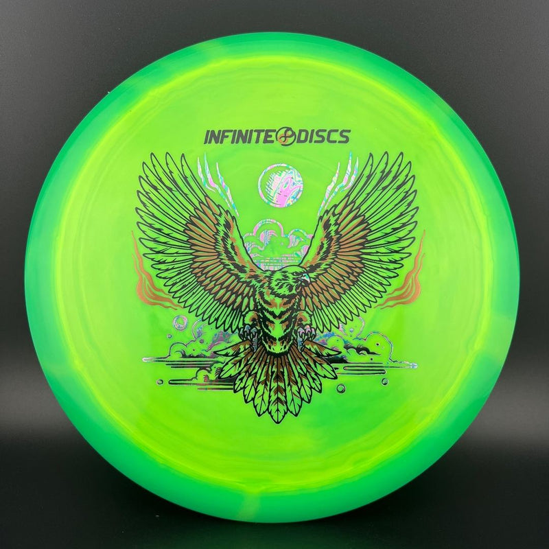 Load image into Gallery viewer, Swirly S-Blend Roman - Infinite Eagle - Triple Foil
