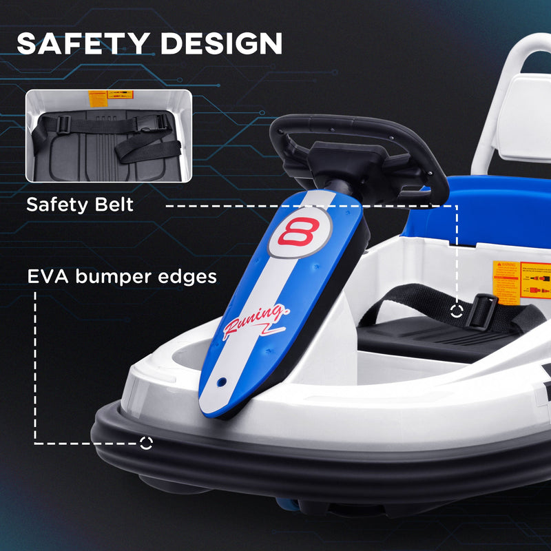 Load image into Gallery viewer, 360° Rotating Electric Bumper Car for Kids - Fun Ride On Toy with 6V Battery
