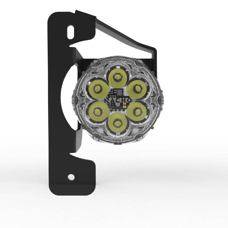Load image into Gallery viewer, Jeep JL JT Fog Mounts - 3 piece Steel Bumper
