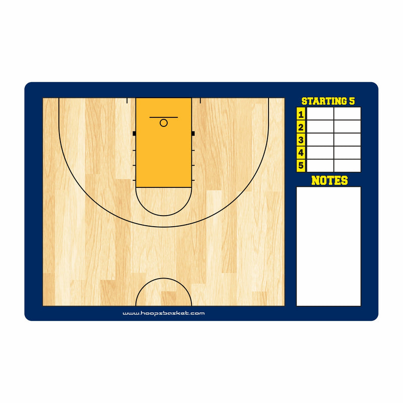 Load image into Gallery viewer, Custom Women's NCAA Basketball Coaching Board 15.7 x 10.6 in (Classic)
