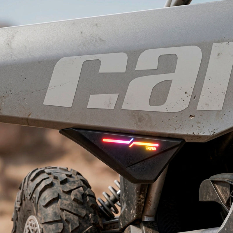 Load image into Gallery viewer, Can-Am Maverick X3 Door Speaker Panels with Digital LED Lighting
