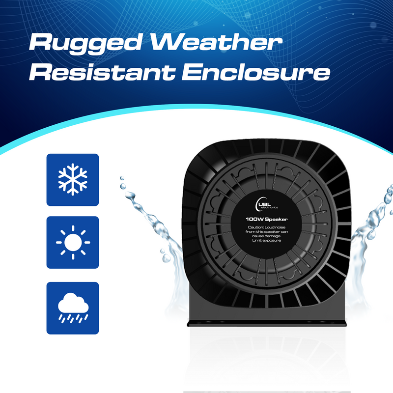 Load image into Gallery viewer, UBL 100W Large Siren Speaker
