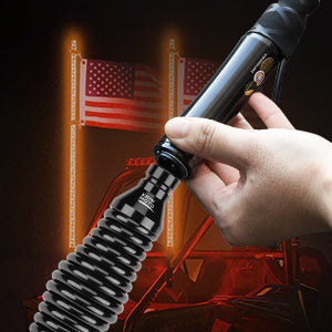 Load image into Gallery viewer, UTV 2pcs 3ft / 4ft Whip Lights with Spring Base for X3 / RZR
