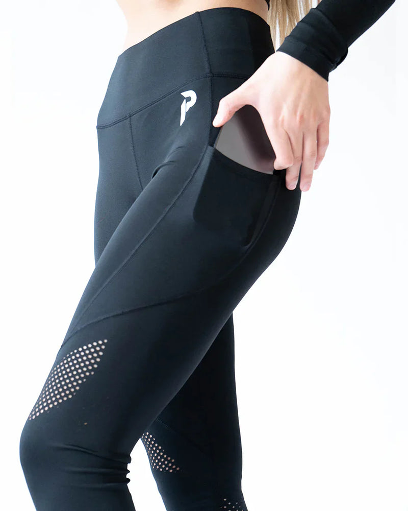 Load image into Gallery viewer, Iron Pulse Lifestyle Pocket Black Yoga Pant *FINAL SALE*
